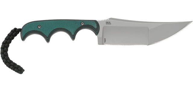 Columbia River Minimalist Katana 3.56" Fixed Plain 8Cr13MoV Bead Blasted Green/Black