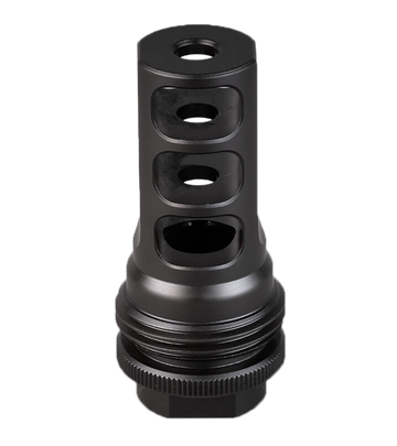 SilencerCo AC2631 ASR Muzzle Brake .458 Cal 3/4x24 Titanium Black Nitride