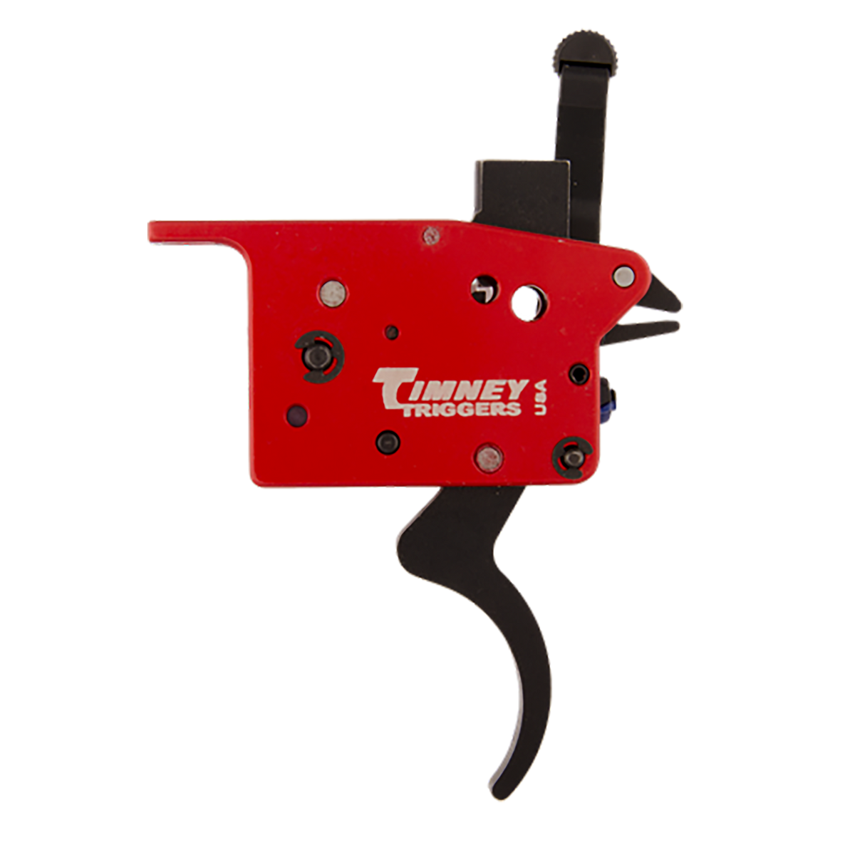 Timney Triggers 307 Featherweight Deluxe Mosin-Nagant 3 lb Curved Drop-In Trigger - Black/Red