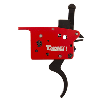 Timney Triggers 307 Featherweight Deluxe Mosin-Nagant 3 lb Curved Drop-In Trigger - Black/Red