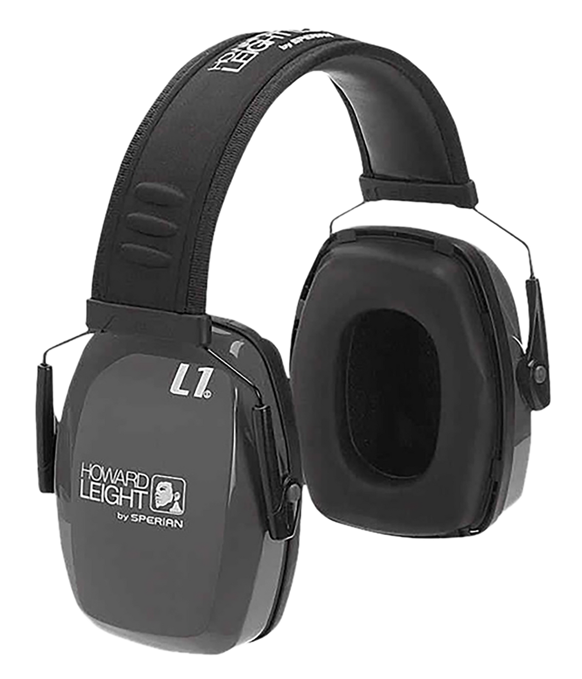 Howard Leight R01524 Leightning L1 Passive Earmuff 25 dB Over the Head Charcoal / Black Adult