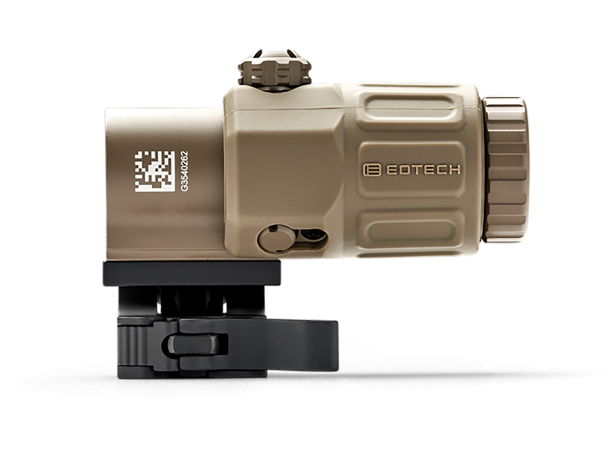 Eotech G33STSTAN G33 Gen III Magnifier 3x 7.3 Degrees Switch to Side Mount Tan