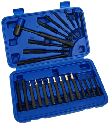 DAC GMPUNCH24 Universal Drive Pin and Roll Punch Set 24 Piece