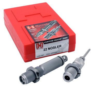 Hornady Custom Grade Series III 2-Die Set 22 Nosler Sizing/Seater