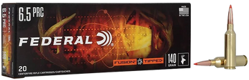 Federal Fusion 6.5 PRC 140gr Tipped Fusion 20 Rd - Box or Case
