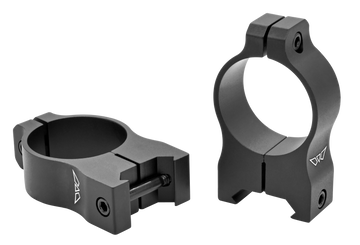 Warne V415M Vapor 30mm High 0 MOA Scope Rings - Matte Black