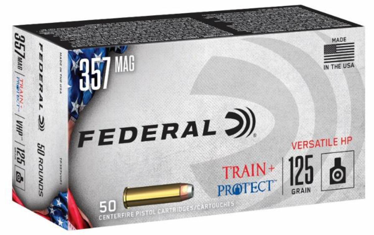 Federal Train + Protect 357 Mag 125gr Versatile Hollow Point - Box or Case