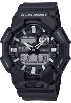 G-Shock GA-010-1A Analog-Digital Black Resin Watch 200m