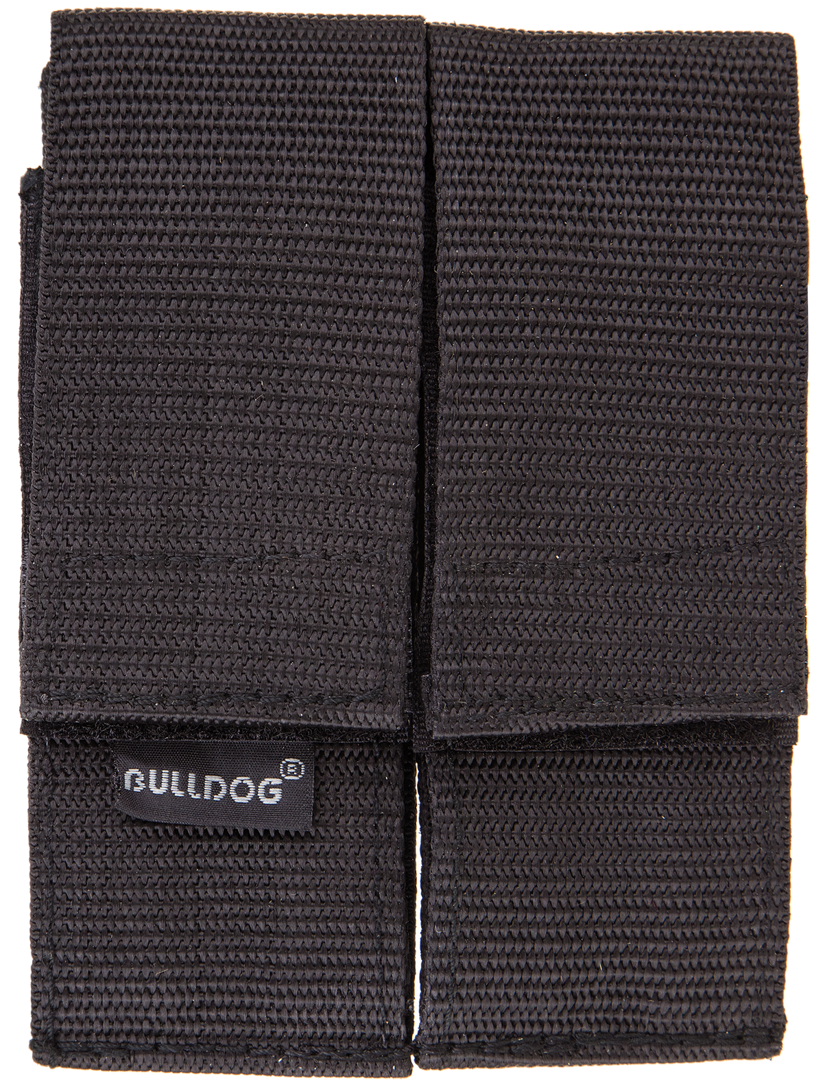 Bulldog WMAGL Double Magazine Holder Black Nylon Belt Loop