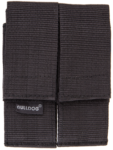 Bulldog WMAGL Double Magazine Holder Black Nylon Belt Loop