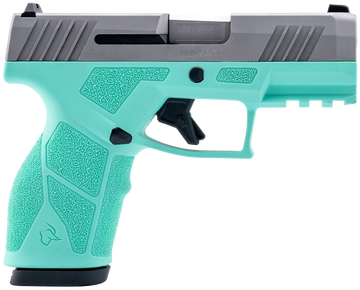 Taurus GX2 9mm Luger 3.37" 10+1 Striker-Fired Semi-Auto Pistol - Cyan Polymer Frame / Stainless Slide