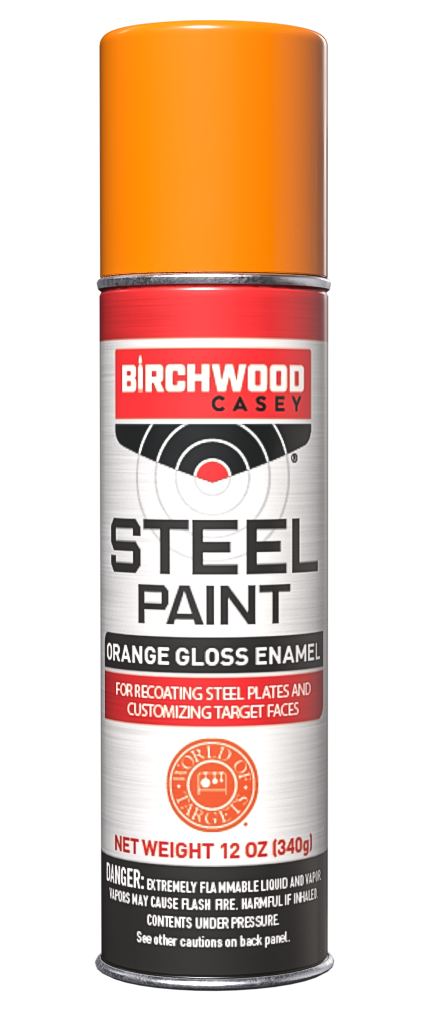 Birchwood Casey Steel Target Paint Orange 12 oz Aerosol