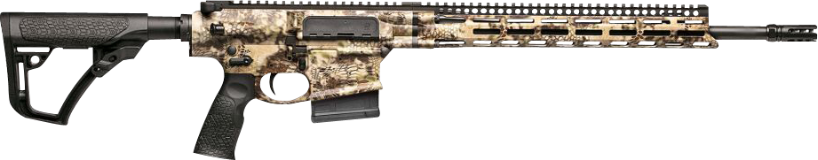 Daniel Defense DD5 V4 Hunter 6.5 Creedmoor 18" 5+1 Semi-Auto Rifle - Kryptek Highlander