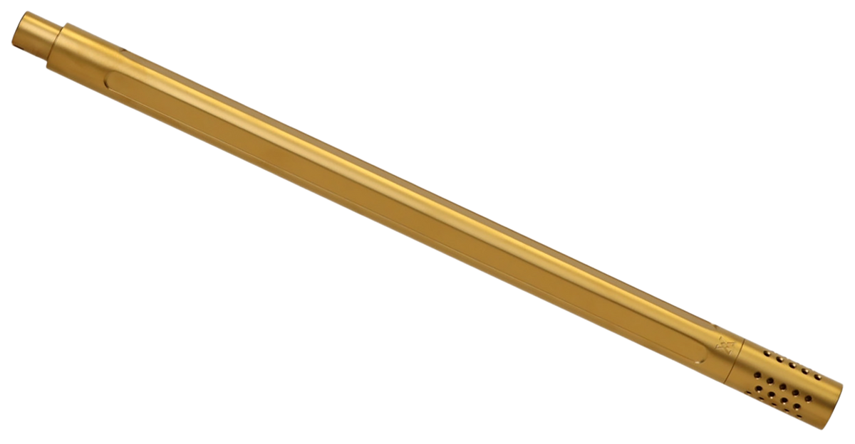 True Precision TP/22 16" .22 LR Fluted Compensated Bull Barrel Gold TiN - Fits Ruger 10/22