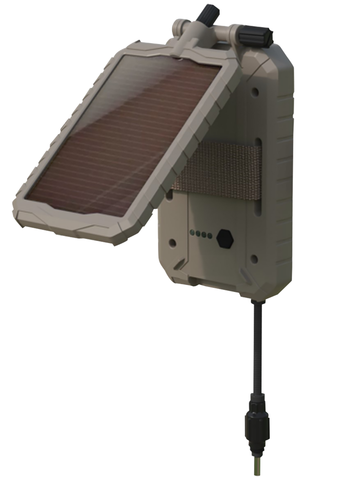 HME Sol-Pak SOLP5X 5000mAh 12V Solar Power Panel Brown - Compatible w/ Stealth Cam/Muddy/WGI Cameras