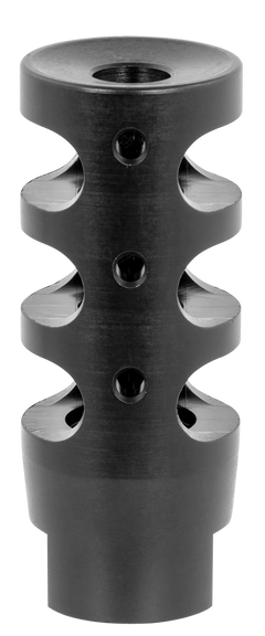 TacFire MZ10023BN Compact Compensator 308 Win 5/8x24 Black Nitride Steel AR-10