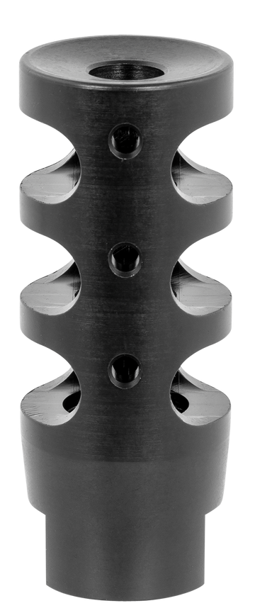 TacFire MZ10023BN Compact Compensator 308 Win 5/8x24 Black Nitride Steel AR-10