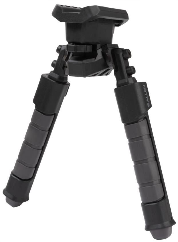 Allen 5201 Helix Polymer Bipod 9.50-12" Low Stud Mount Black