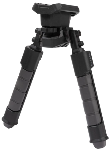 Allen 5201 Helix Polymer Bipod 9.50-12" Low Stud Mount Black