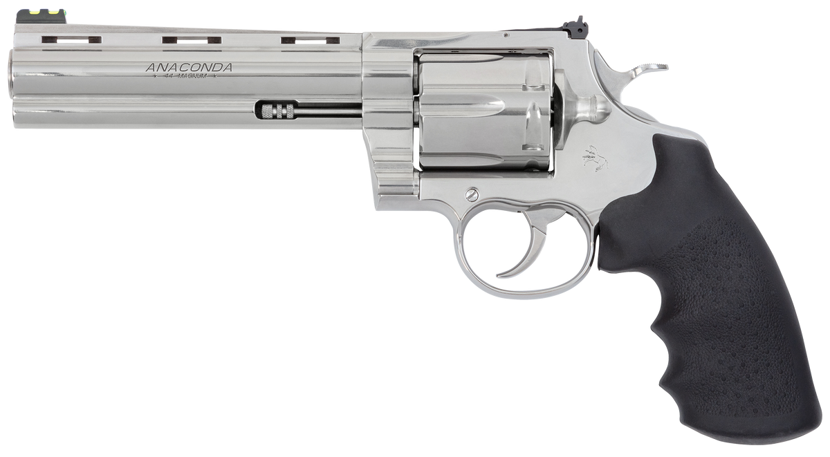 Colt Mfg Anaconda Target 44 Mag 6" 6-Rd DAO Revolver - Stainless