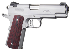 Ed Brown 1911 Executive Commander 45 ACP 4.25" 7+1 SAO Pistol - Serrated Stainless