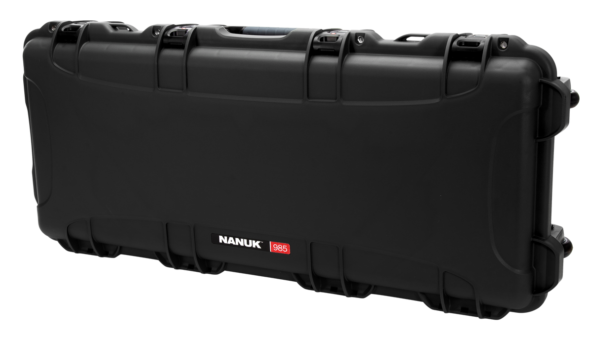 Nanuk 985 Tactical Rifle/Takedown Shotgun Hard Case - Black with Foam