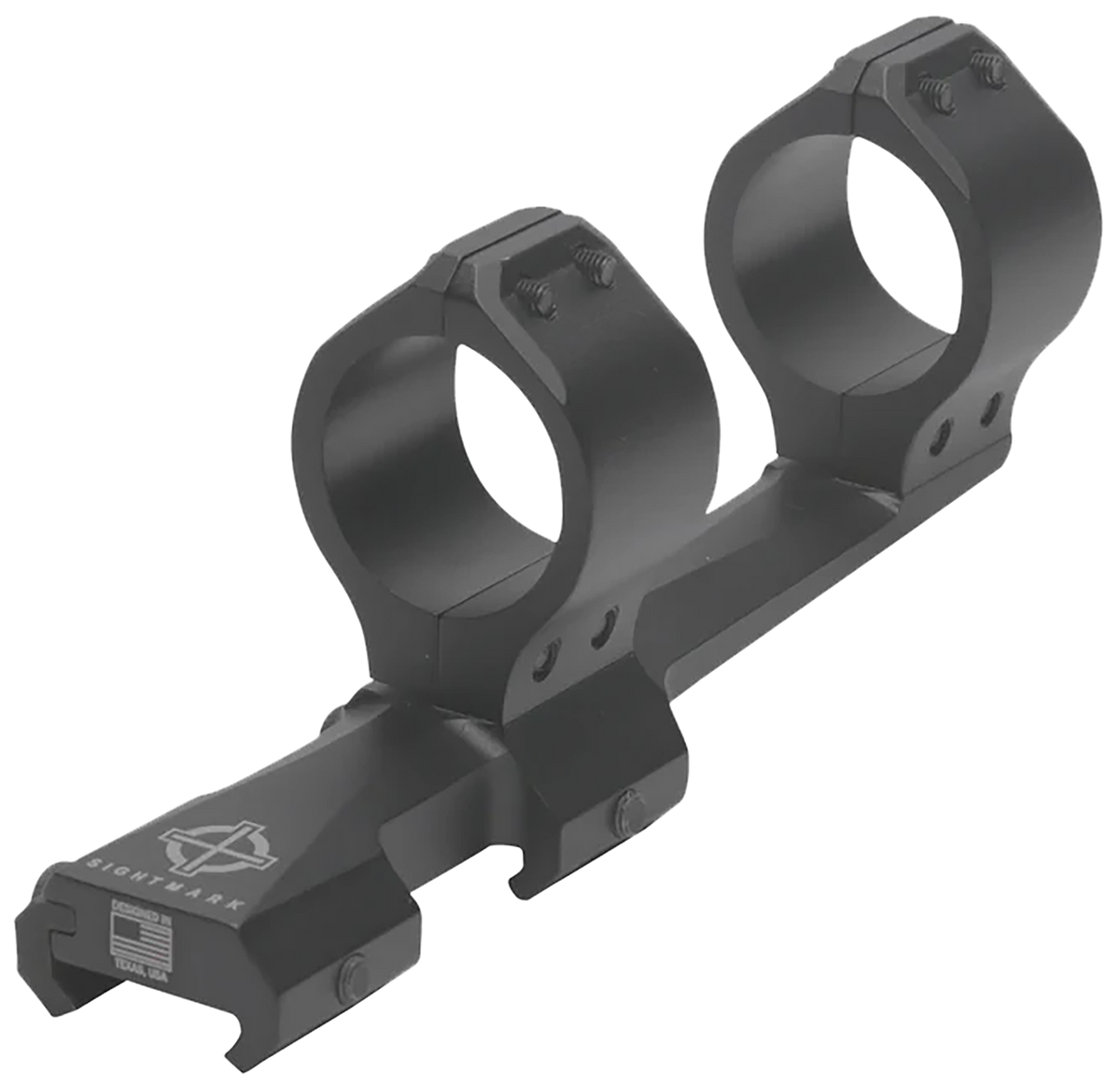 Sightmark Tactical 30mm Fixed Cantilever Scope Mount/Ring Combo Matte Black