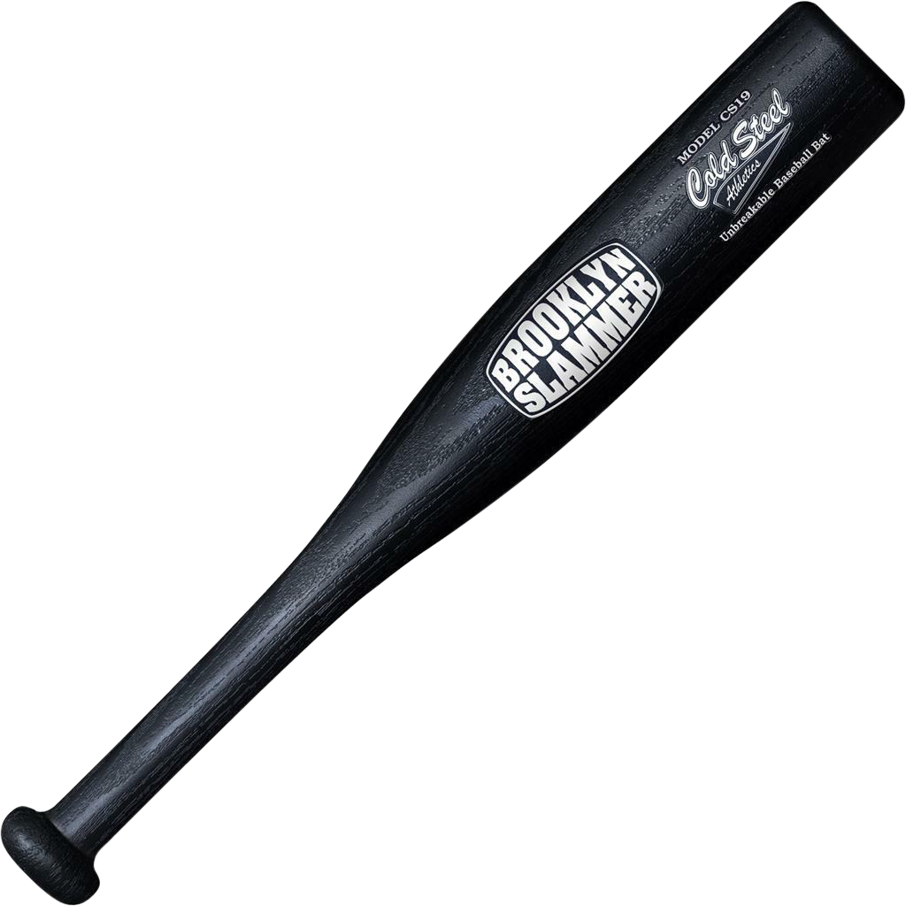 Cold Steel Brooklyn Slammer 19" Polypropylene Black Mini Baseball Bat