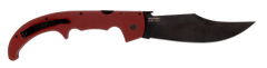Cold Steel Espada XL 7.5" Folding Trailing Point Plain AUS-10A Ruby Red G10 Handle