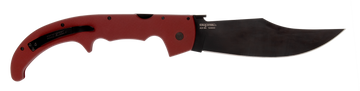 Cold Steel Espada XL 7.5" Folding Trailing Point Plain AUS-10A Ruby Red G10 Handle