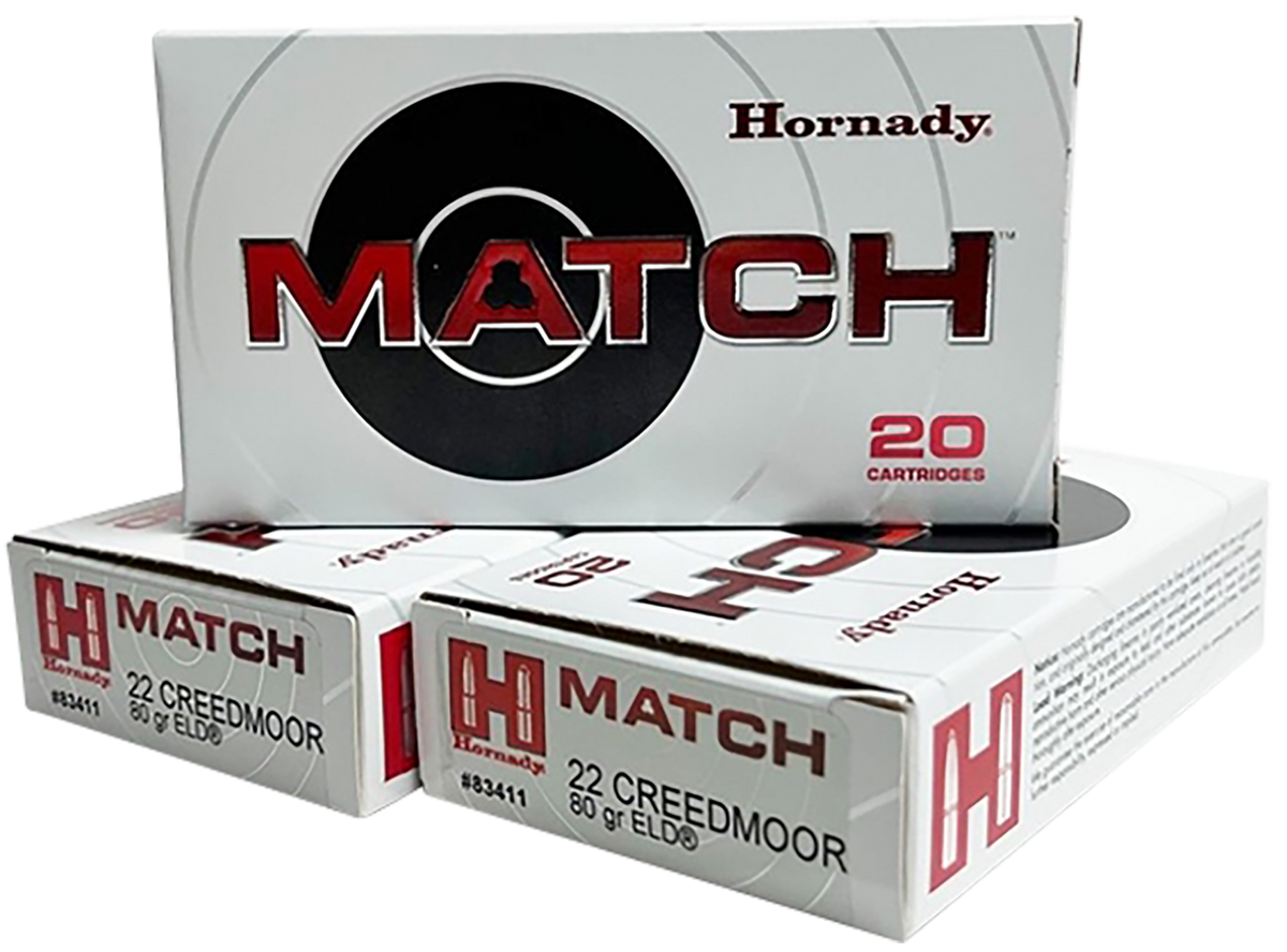 Hornady Match 22 Creedmoor 80gr ELD Match - Box or Case