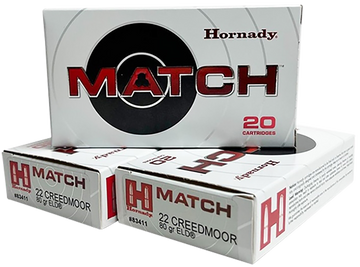 Hornady Match 22 Creedmoor 80gr ELD Match - Box or Case