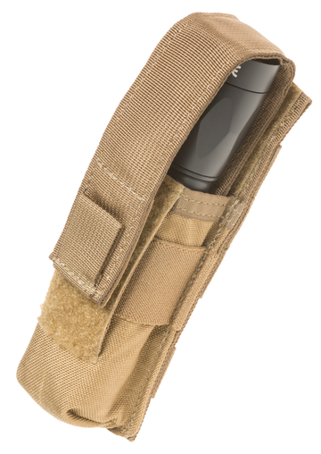 Tacshield T4001CY Suppressor/Light Pouch MOLLE Coyote 1000D Cordura