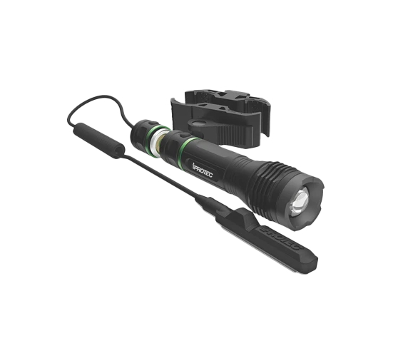 iProtec LG Light 1200 Lumen Rechargeable White LED Tactical Flashlight