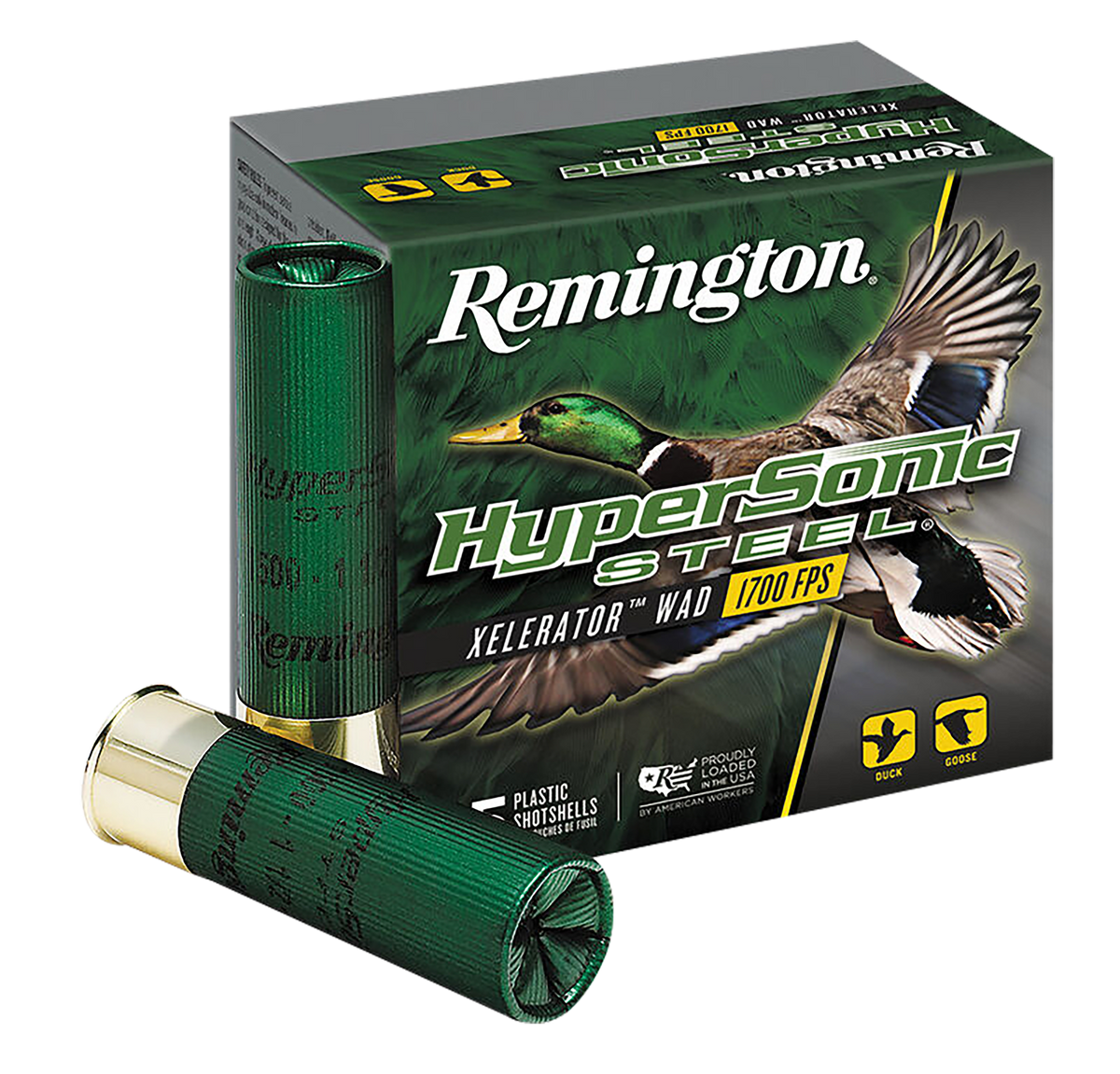 Remington Ammunition HyperSonic Steel 12 Gauge 3.5" 1-3/8 oz #2 Shot - Box or Case