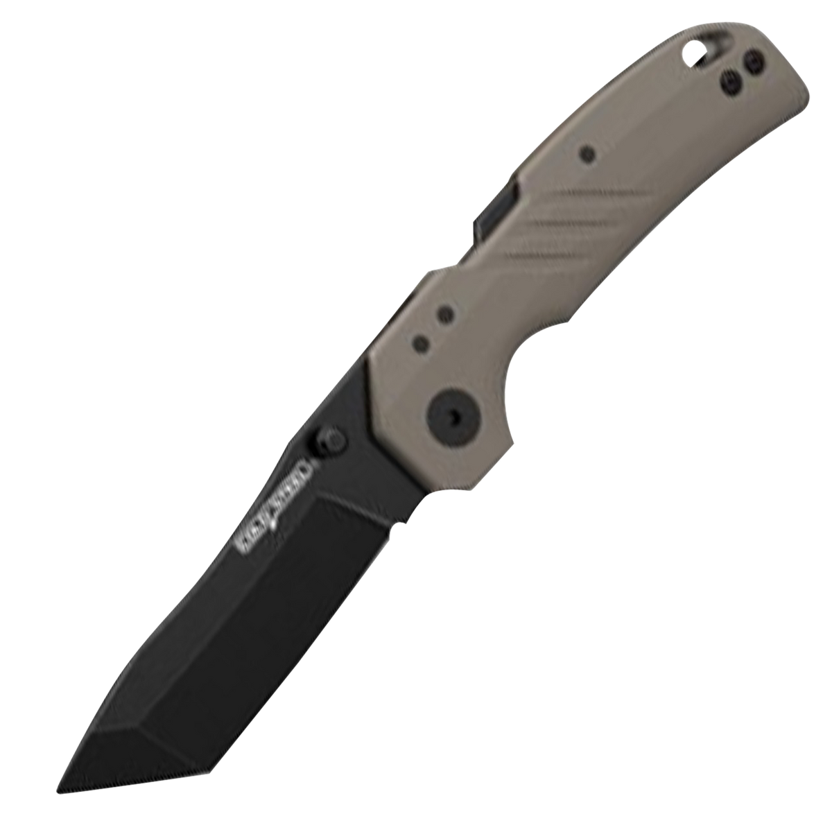 Cold Steel Engage 3" Folding Tanto Plain 4116 SS Black PVD Stonewashed FDE GFN Handle