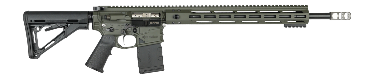 Nemo Arms Battle-Light 6mm ARC 18" 10+1 Semi-Auto Rifle - Mil-Spec Green Cerakote