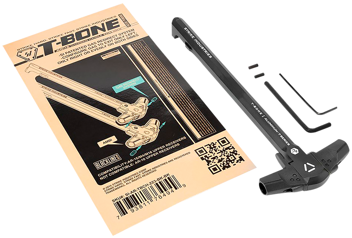 Strike Industries T-Bone Charging Handle .223/5.56x45mm NATO Ambidextrous AR-15 Black