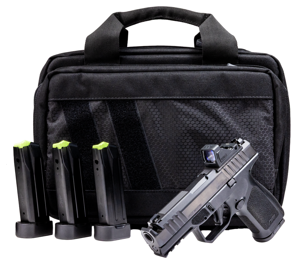 Rost Martin RM1C Comp Bundle 9mm Luger 4" 17+1 Striker-Fired Pistol - Black Polymer Frame