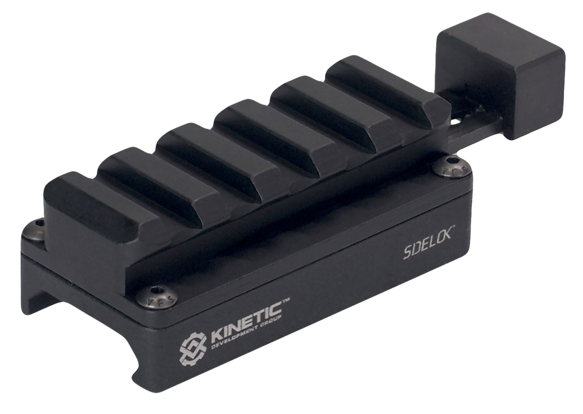 Kinetic Development Group SIDELOK Universal Scope Riser Short 3.25" Black Anodized Aluminum