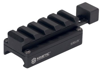 Kinetic Development Group SIDELOK Universal Scope Riser Short 3.25" Black Anodized Aluminum