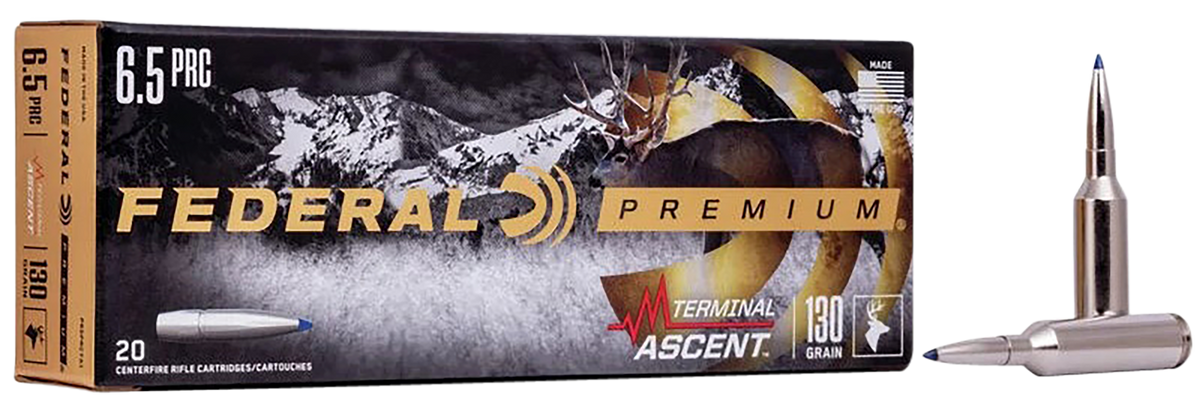 Federal Premium Terminal Ascent 6.5 PRC 130gr 20rd - Box or Case