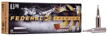 Federal Premium Terminal Ascent 6.5 PRC 130gr 20rd - Box or Case