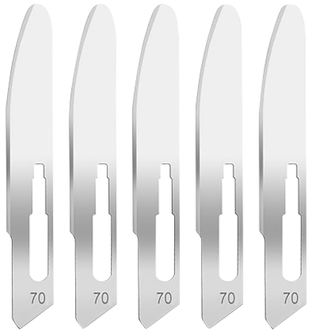 Hogue Expel #70 Style Replacement Blades High Carbon Steel 5-Pack