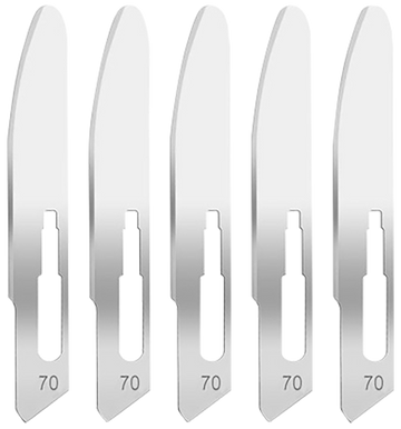 Hogue Expel #70 Style Replacement Blades High Carbon Steel 5-Pack