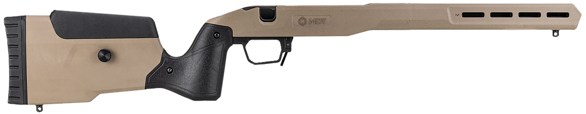 MDT Sporting Goods Field Stock Flat Dark Earth - Ruger American Short Action RH 32.22"