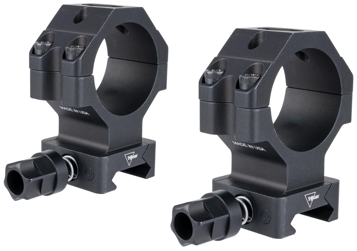 Trijicon Scope Rings w/ Q-LOC Technology 34mm Extra High Matte Black Aluminum - Picatinny