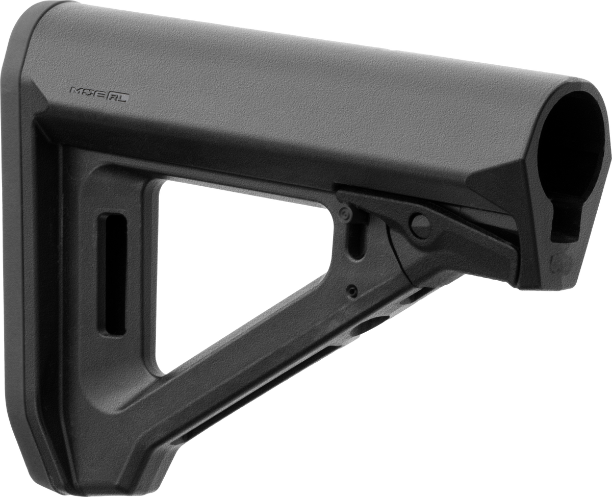 Magpul Industries MOE RL Carbine Stock Mil-Spec Black - Fits AR-15/M4/M16/AR-10/M110/SR25