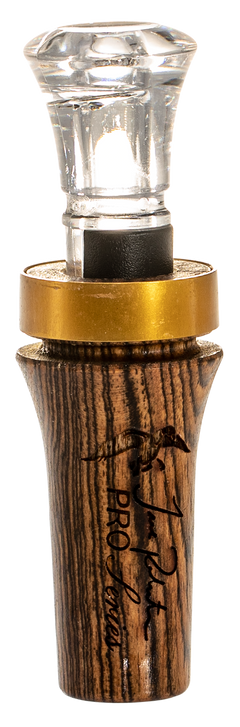 Duck Commander DCPROB Pro Series Bocote Open Call Double Reed Mallard Hen Duck Call - Brown Wood