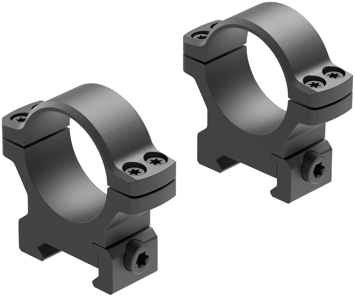 Leupold BackCountry Cross-Slot 30mm Medium Matte Black Scope Rings - 2-Piece Set